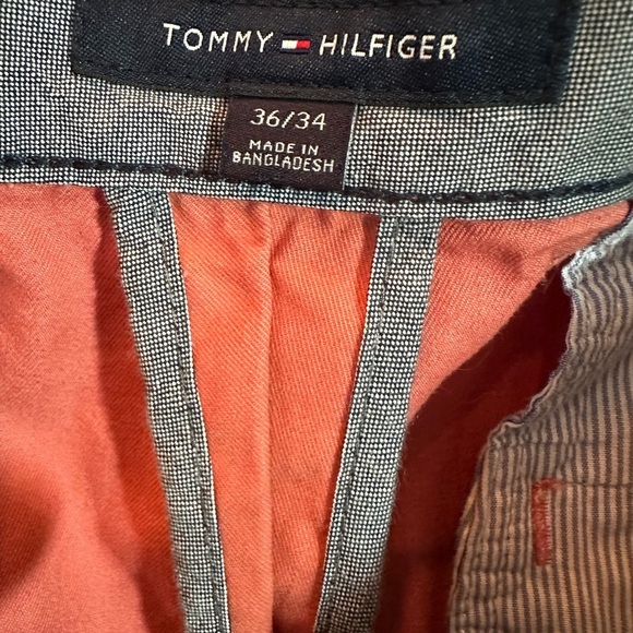 Tommy Hilfiger Men's Salmon Classic Fit Chino Long Pants Size 36X34 - Picture 5 of 6